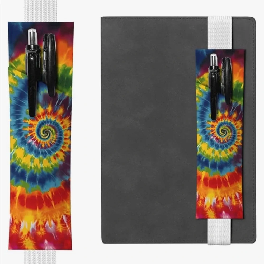Tie dye pen or pencil holder